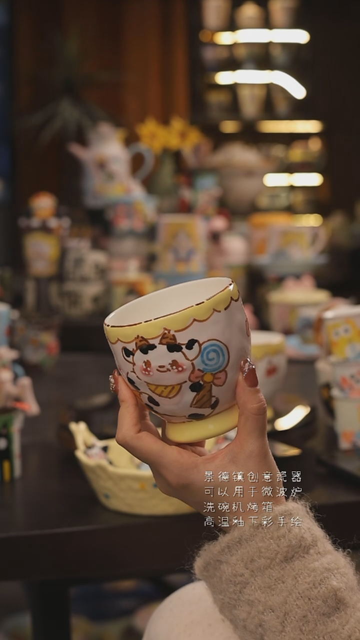 景德镇釉下彩绘设计师款式陶瓷