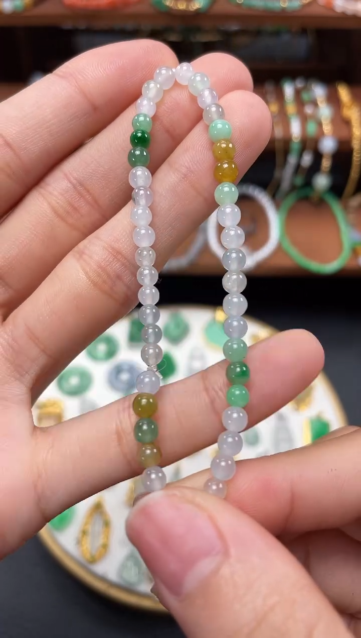 【闪购商品】翡翠套链未镶嵌一个   JK210