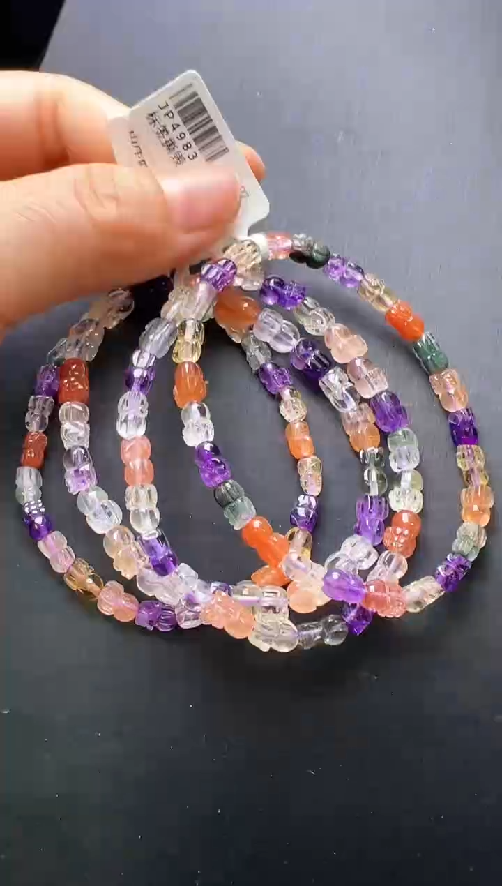 手串未镶嵌水晶水晶设计手串多样性发一 JP49834