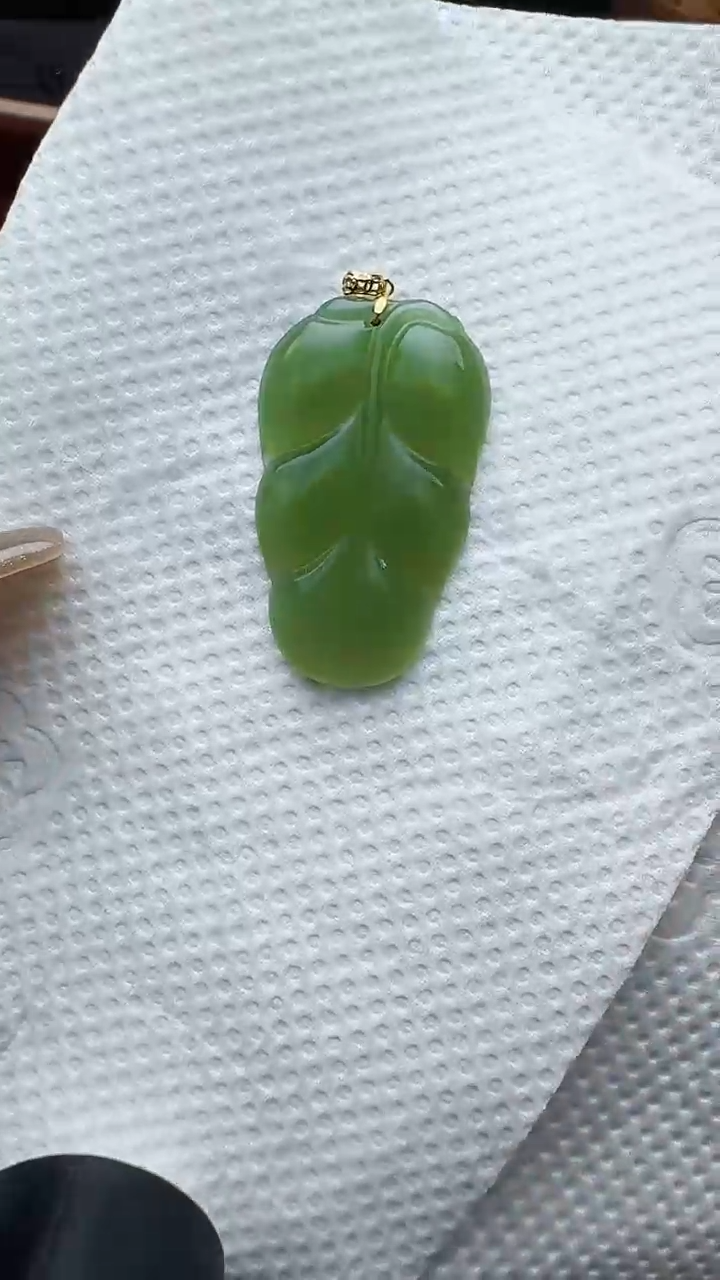 【闪购商品】和田玉颈饰未镶嵌树叶
