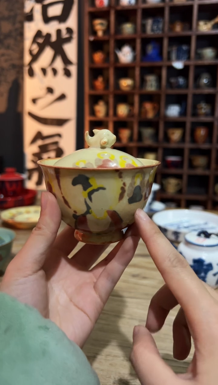 【闪购商品】观云听雨原创手绘茶具