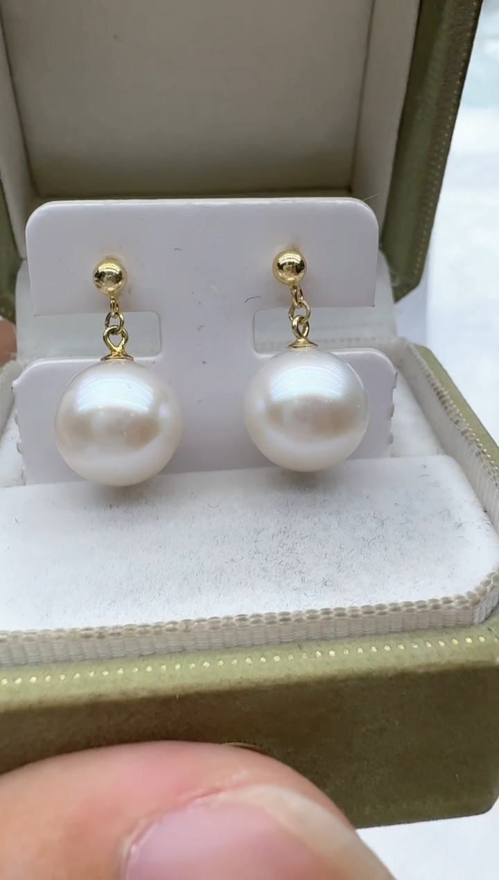 【闪购商品】淡水珍珠耳饰银S925镶嵌清货