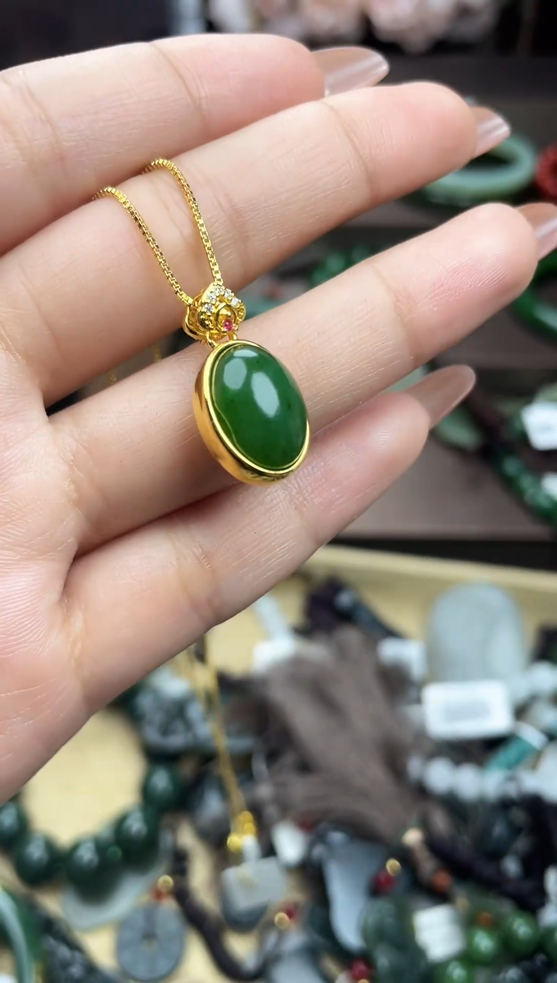 颈饰未镶嵌和田玉未镶嵌和田玉吊坠拍一发一