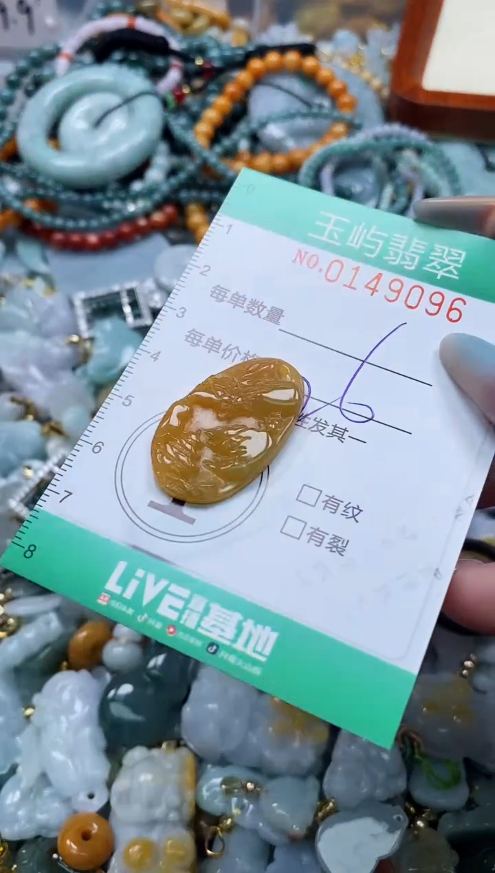 翡翠未镶嵌颈饰闪购0149096