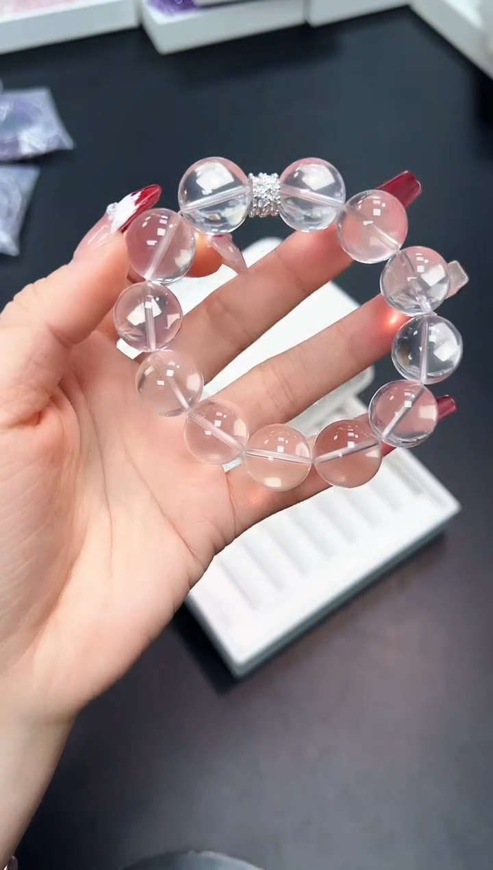 【闪购商品】水晶手串未镶嵌98A4多样性发其一/1条默认微瑕