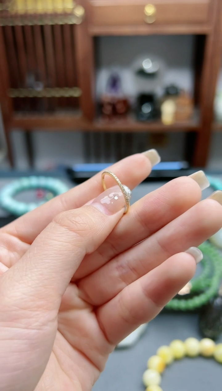 【闪购商品】18K金戒指/指环18k黄金戒指*1 JC