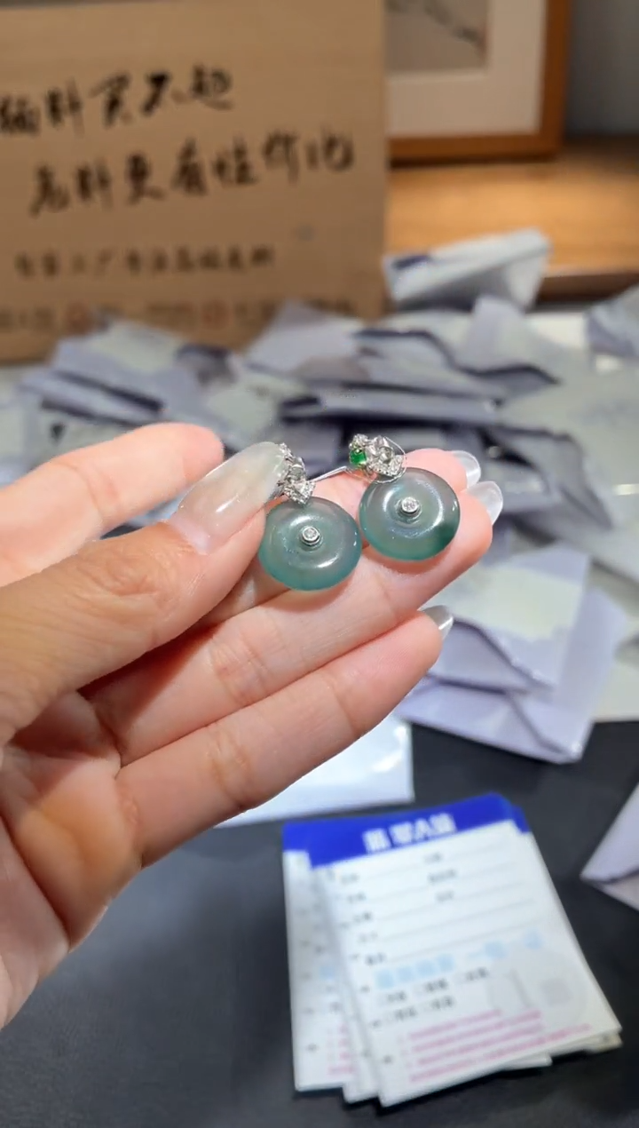 吊坠(不含链)未镶嵌翡翠扣子-多样性发一