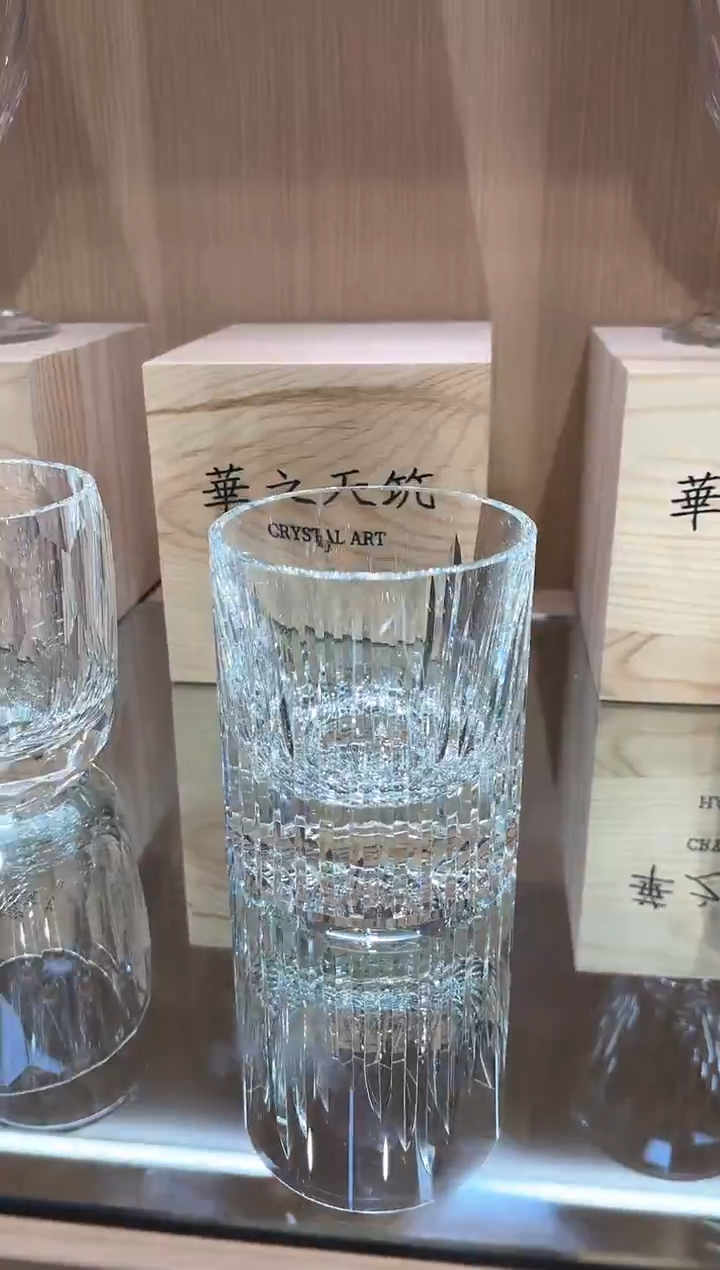 k9水晶 冰与火透色单只