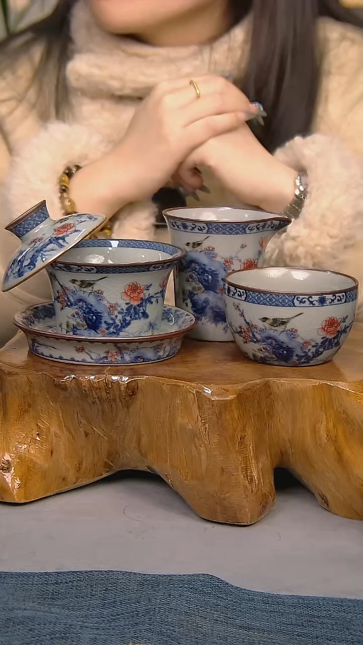 【闪购商品】3件套陶瓷茶具家用简装系列 