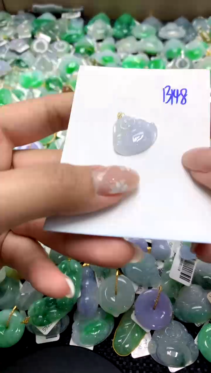 【闪购商品】翡翠颈饰18K金镶嵌111111111111111111