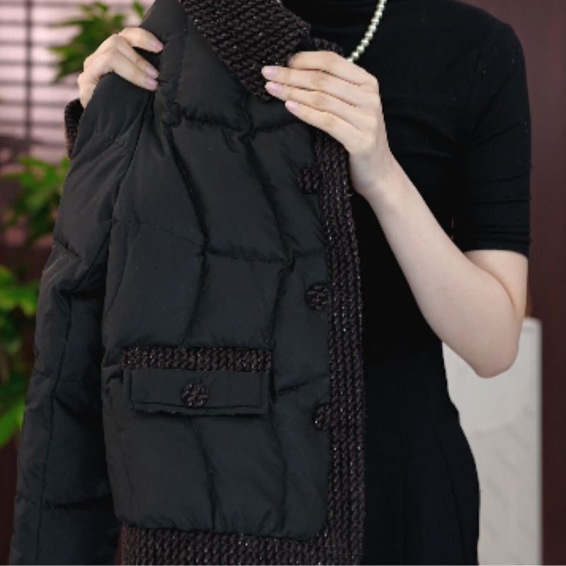 【进口品质】西湖雪2025新款保暖气质鸭绒羽绒服外套d648娇娇