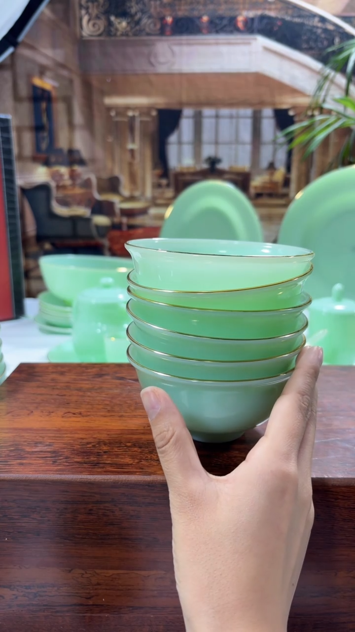 【闪购商品】... 4.5英寸玉瓷碗6个口径11.5厘米