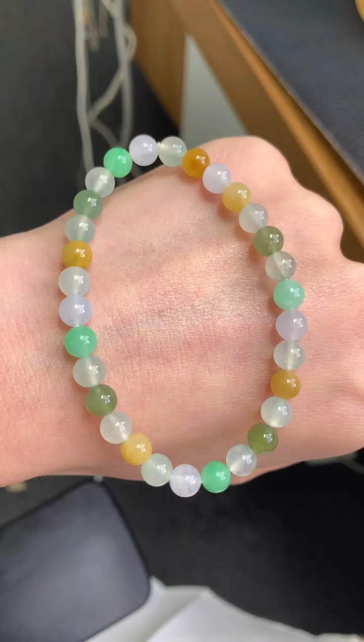 定制翡翠未镶嵌圆珠