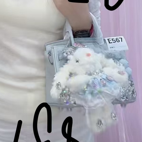 格格家新款定制女包20兔子铂60552