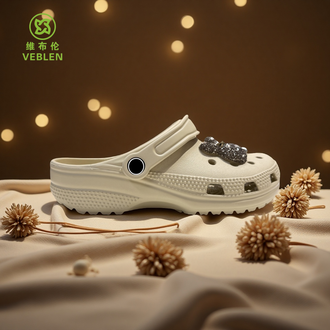 VEBLEN/维布伦夏季防滑轻便半拖女鞋外穿舒适休闲明星款洞洞鞋