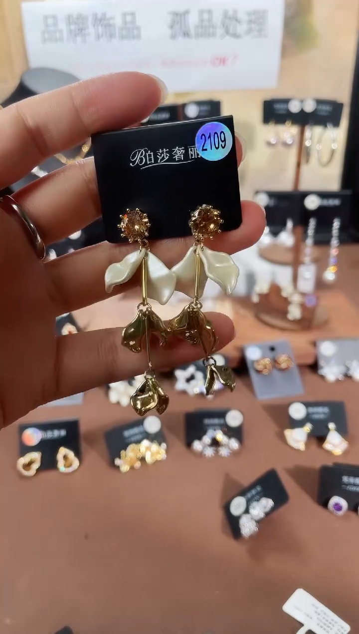 合金925银锆石柏2109