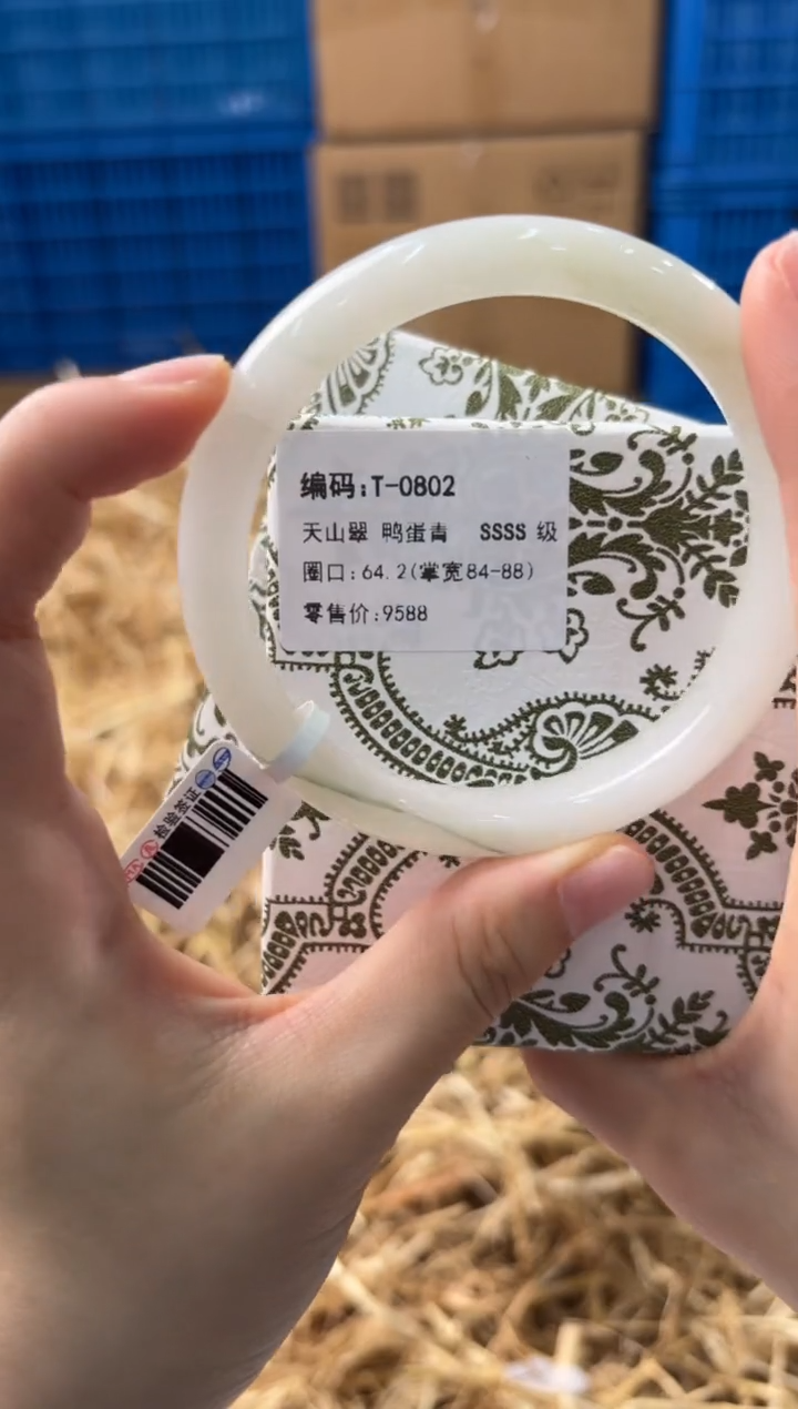 未镶嵌手镯石英质玉T-0802