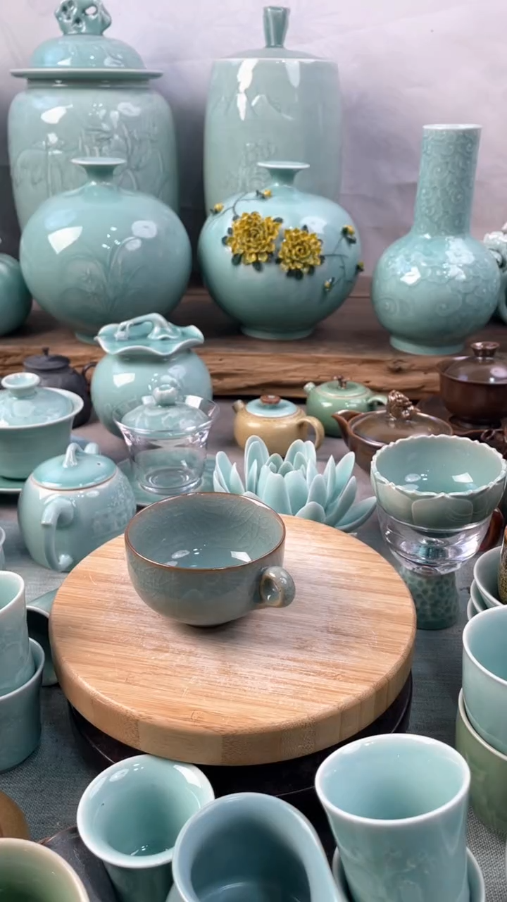 【闪购商品】特价 微瑕 慧仙青瓷