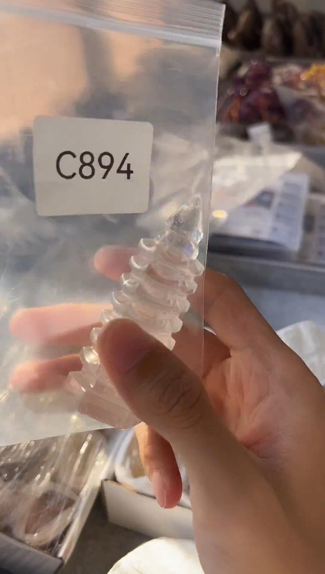 未镶嵌珠宝半成品水晶C894