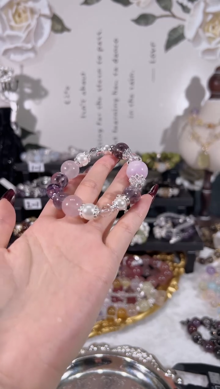 【闪购商品】水晶手链未镶嵌天然水晶默认微瑕，多样性发货发其一