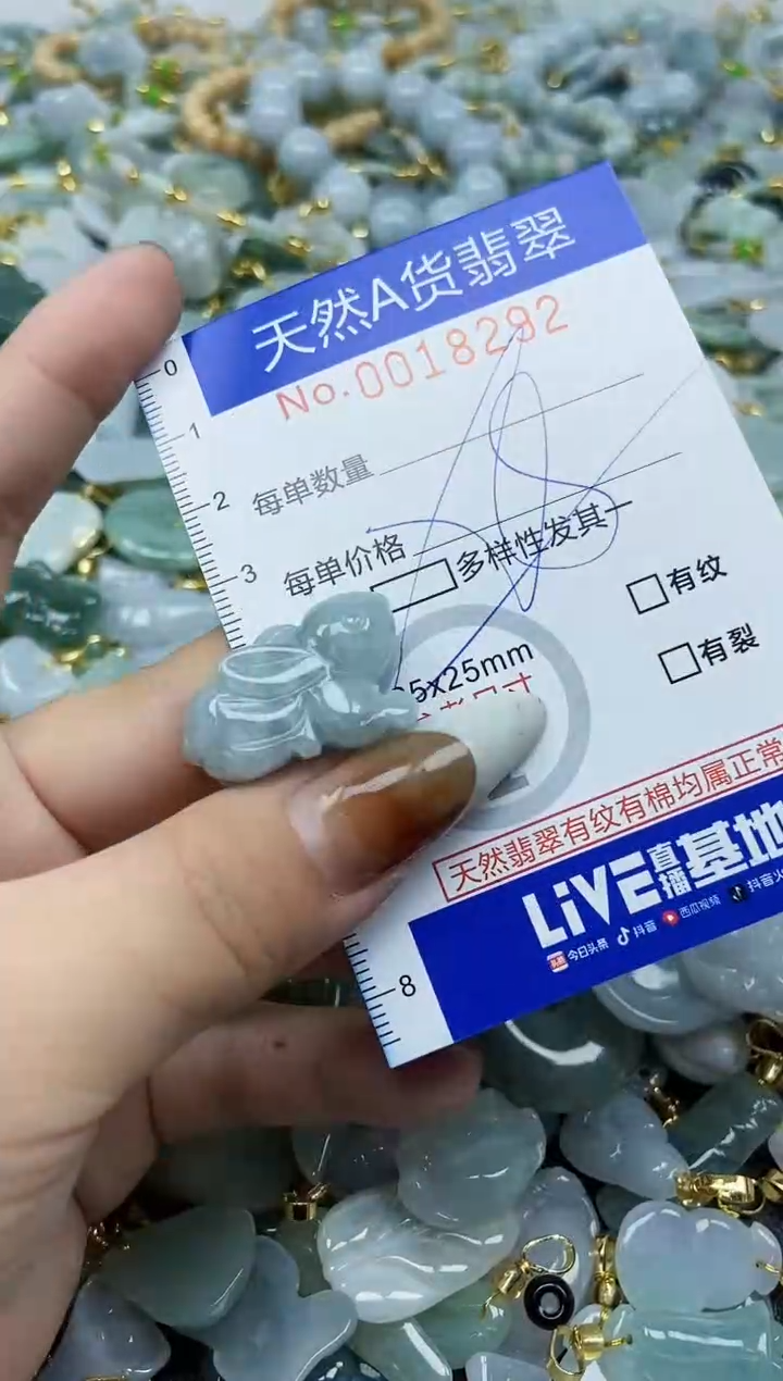 【闪购商品】翡翠颈饰未镶嵌天然A货翡翠