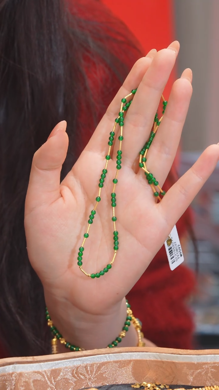 【闪购商品】翡翠项链18K金镶嵌多样性发@@W9592