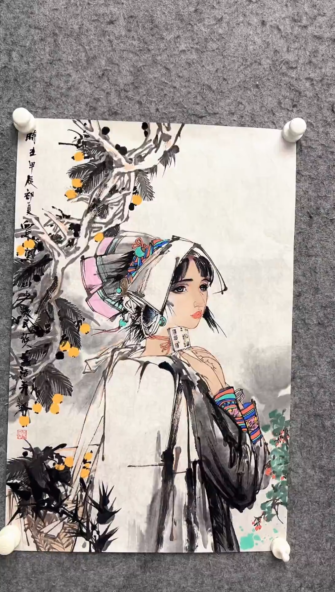 国画刘向平-2.7平尺-国画