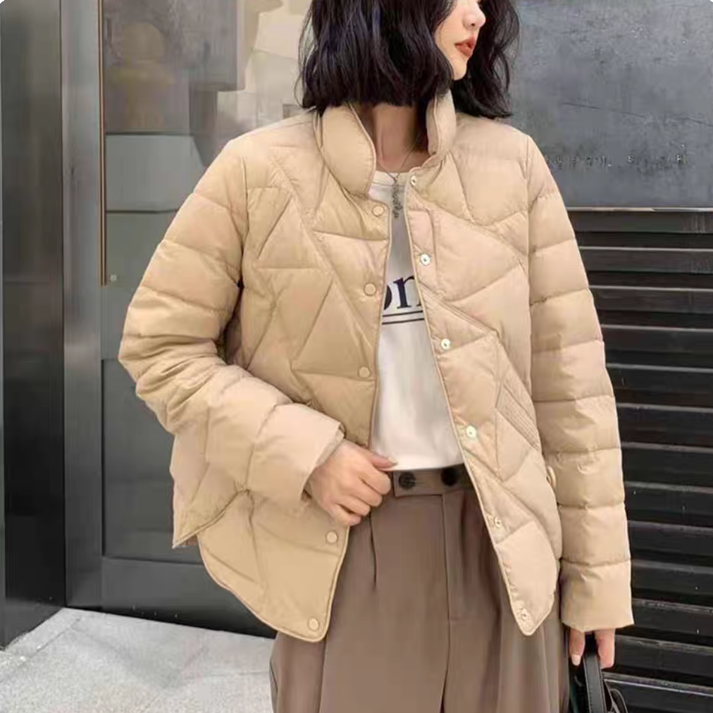 反季测新款  【行云流水】压线款羽绒服2805