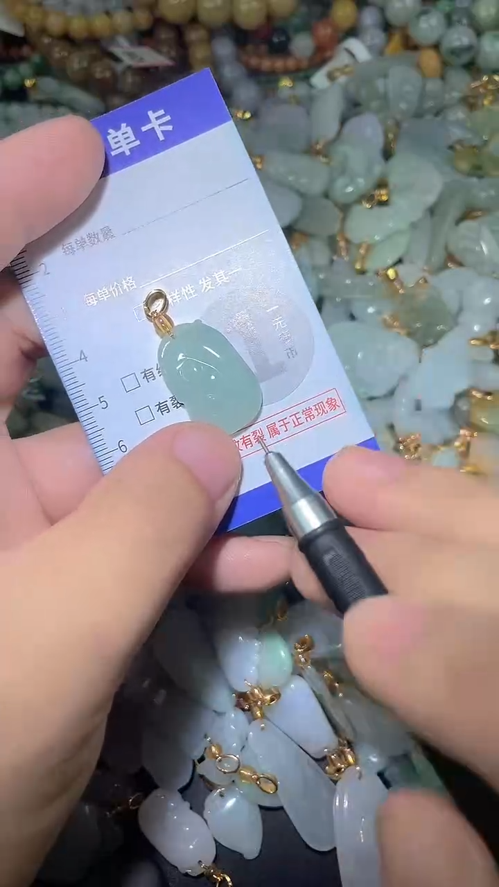 颈饰未镶嵌翡翠天然A货翡翠