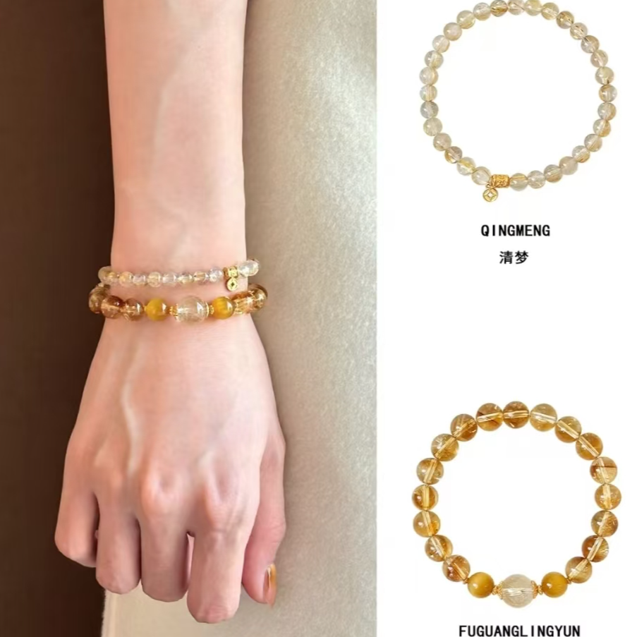 非金属珐琅手链 BlingBlingの手链搭配叠搭链 贵气感爆满