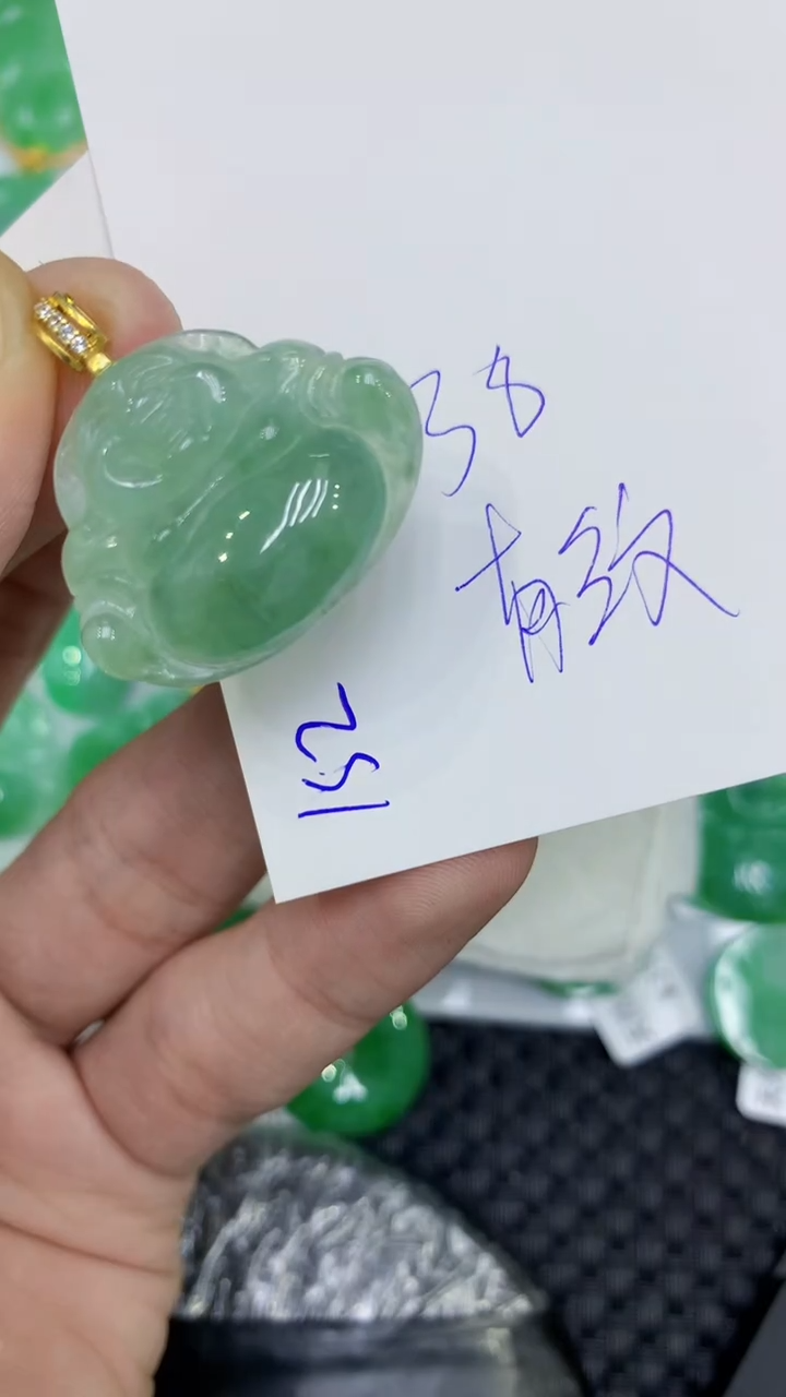 颈饰未镶嵌翡翠缅甸A货翡翠
