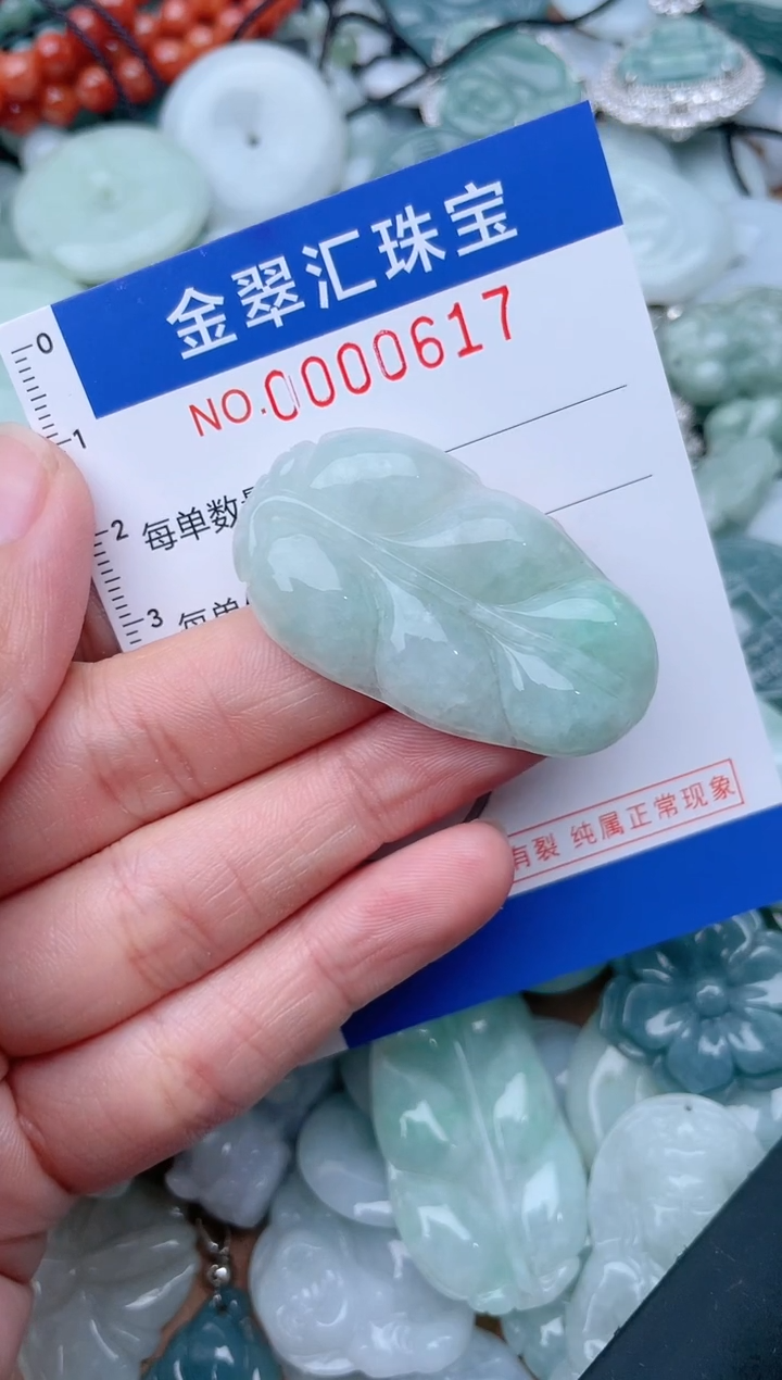 翡翠未镶嵌颈饰617