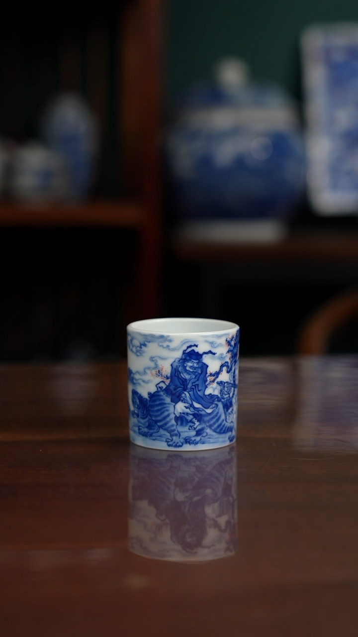 晓竹窑 钟馗夜巡图