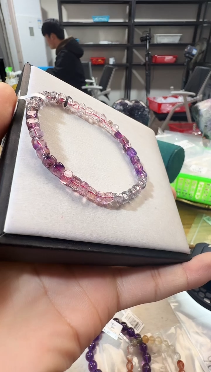 未镶嵌手链水晶晶1248