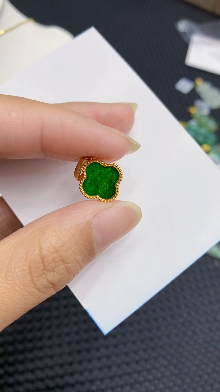 【闪购商品】翡翠颈饰银S925镶嵌            8
