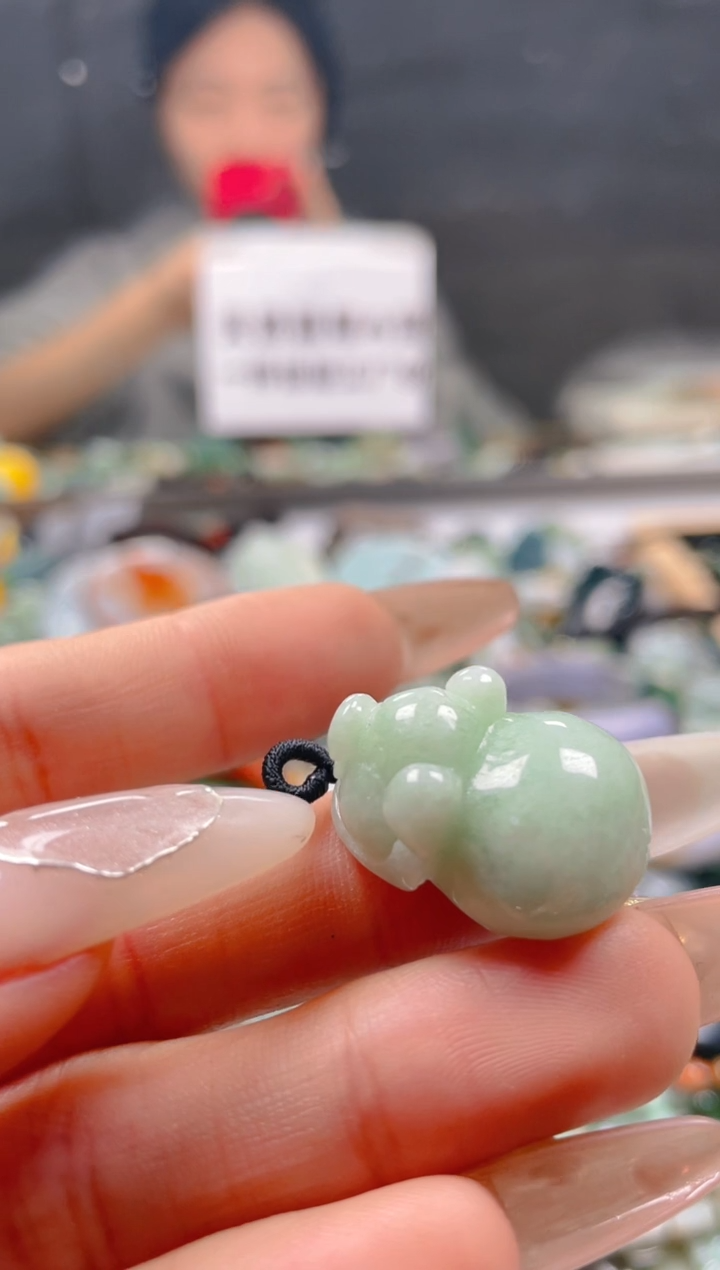 【闪购商品】翡翠颈饰未镶嵌/B/翡翠A货一图一物