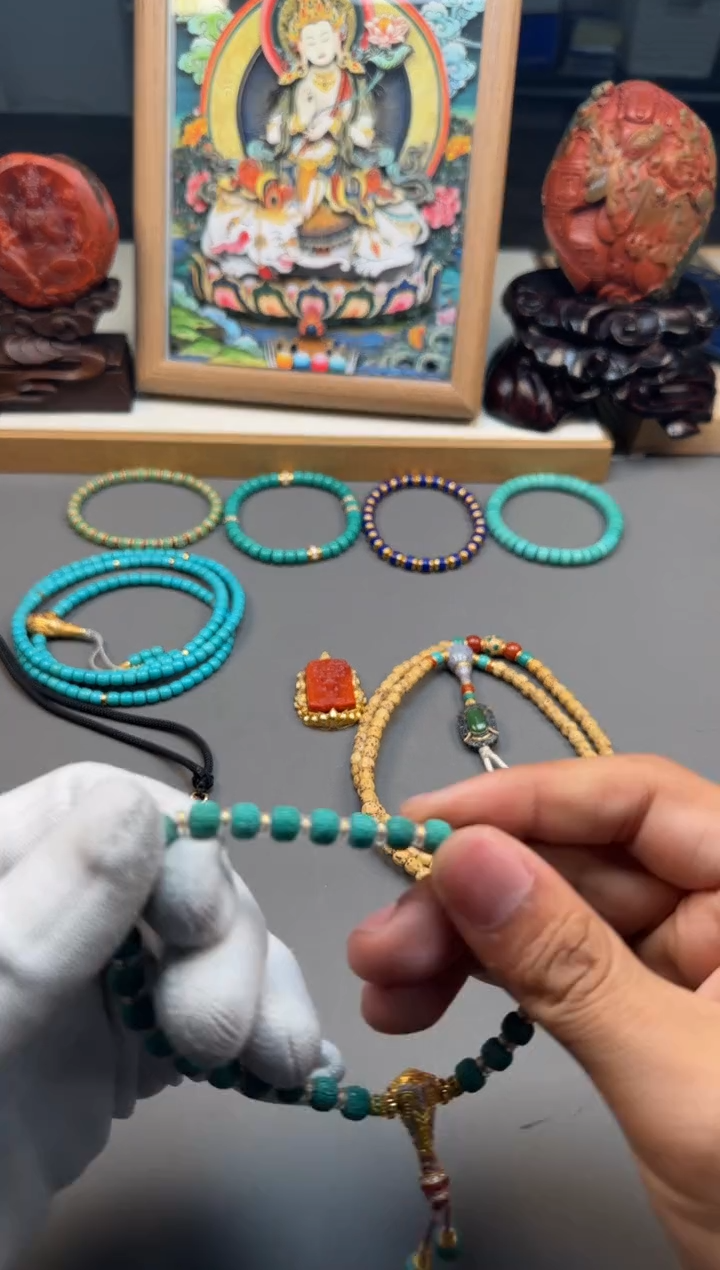 【闪购商品】绿松石手串手串未镶嵌手串手串