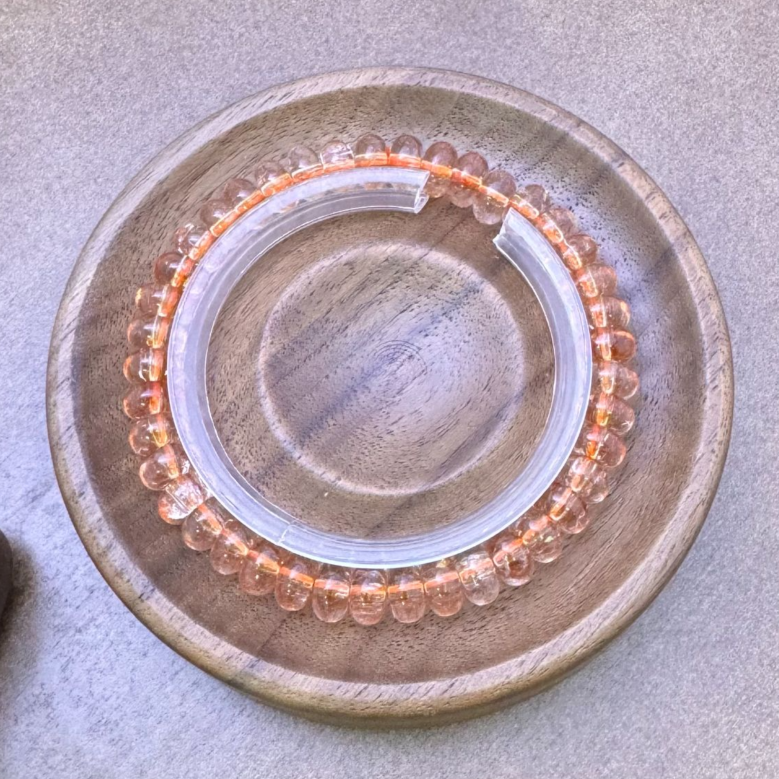 佳玺饰品 257 透黄算盘珠 8mm手链 多样性发货