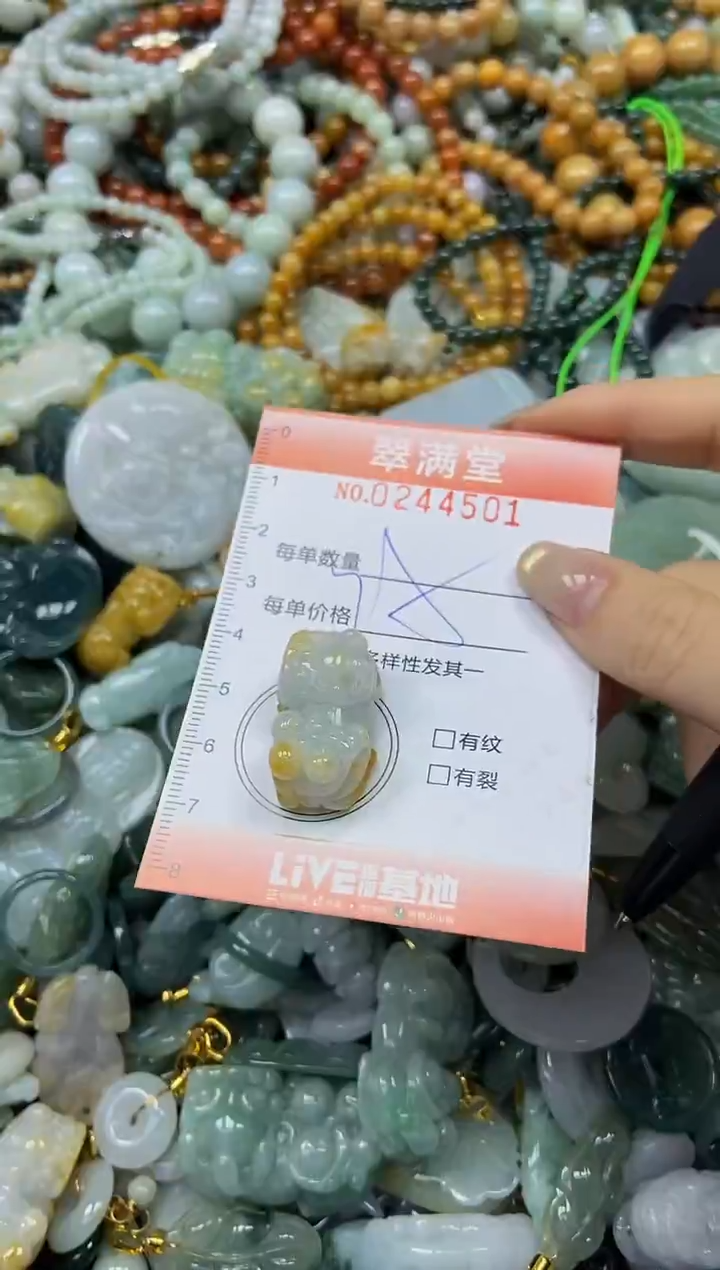 未镶嵌挂件翡翠闪购0244501