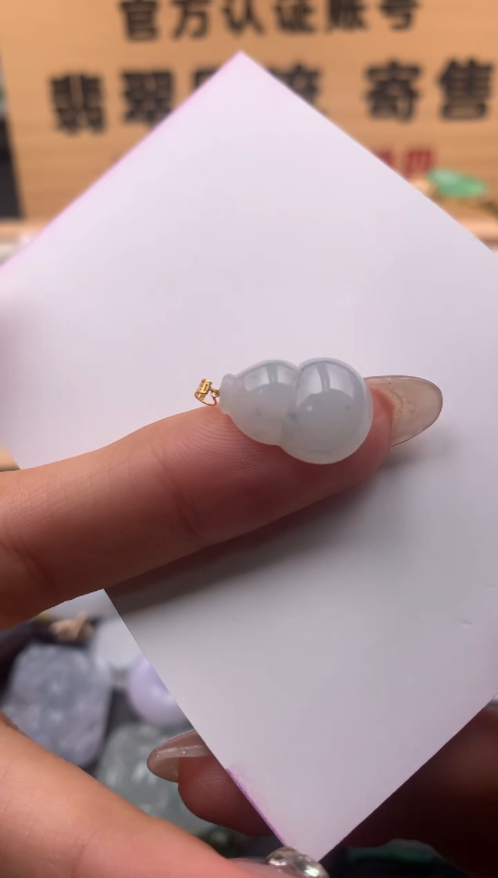 【闪购商品】翡翠颈饰18K金镶嵌10125917