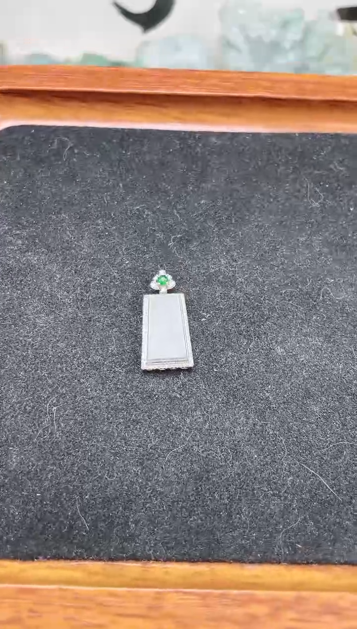 【闪购商品】翡翠颈饰未镶嵌无事牌