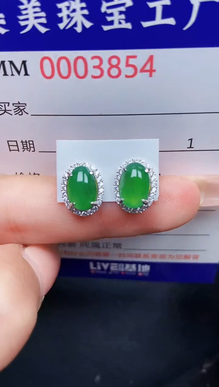 【闪购商品】翡翠颈饰银S925镶嵌3854