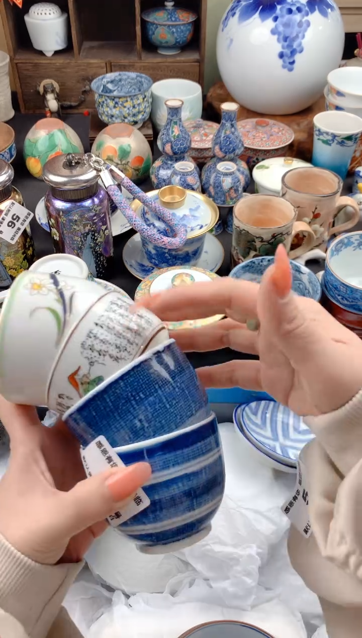 【闪购商品】瓷片7号九姑娘工艺品瓷器  