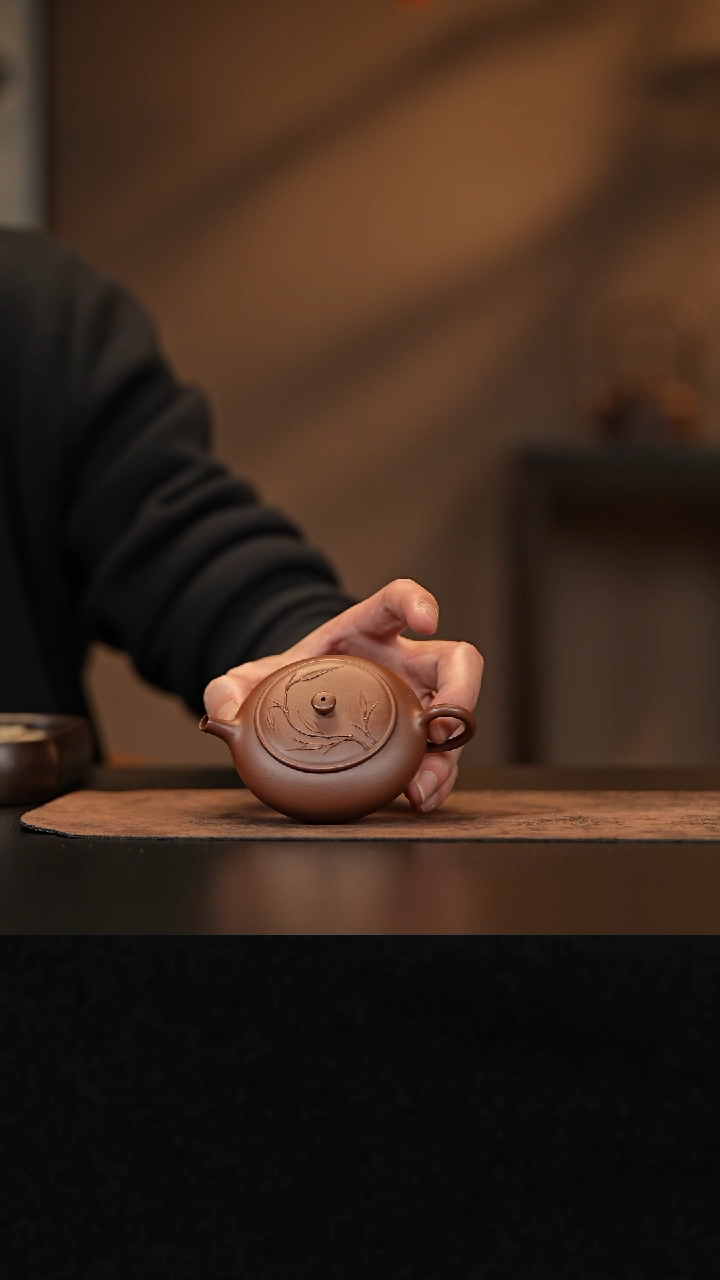 【闪购商品】紫砂茶壶允禾斋ztg 底槽清 秀竹 110cc