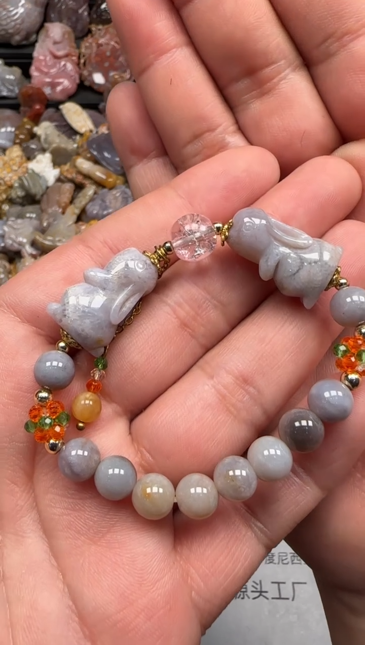 【闪购商品】硅化珊瑚（珊瑚玉）颈饰未镶嵌676