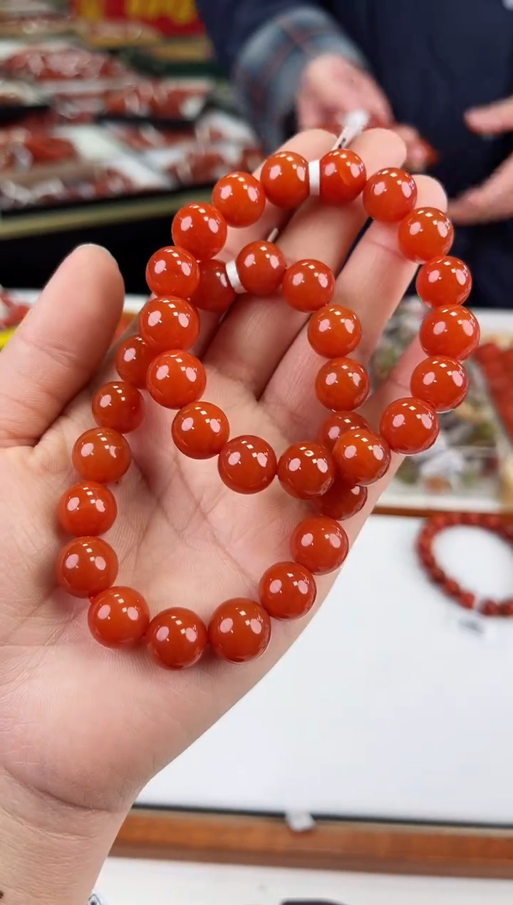 【闪购商品】南红玛瑙滴水洞手串11+未镶嵌（多样式发其一）