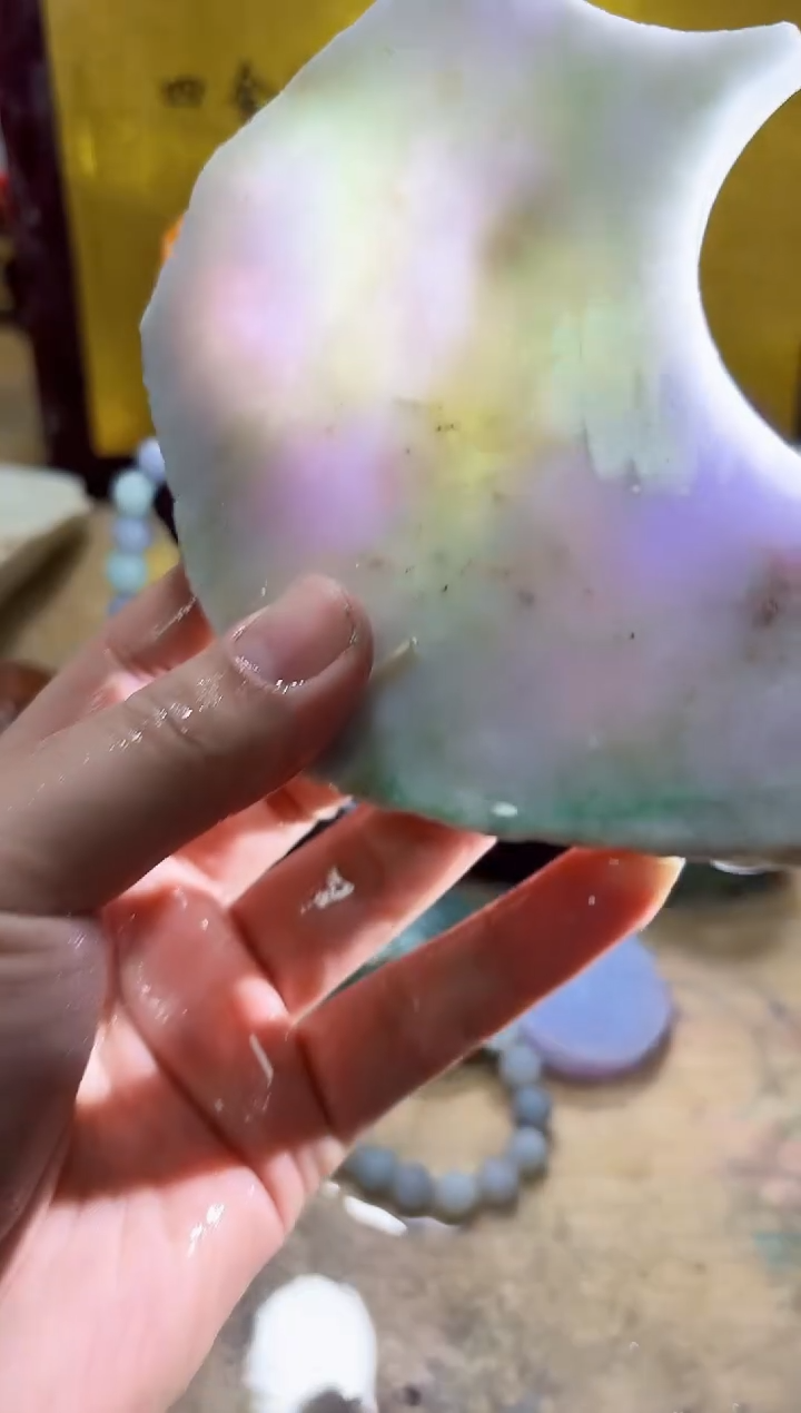 未镶嵌挂件翡翠A货常星7202