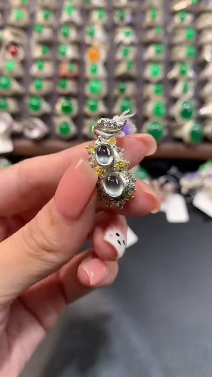 定制翡翠未镶嵌翡翠戒面