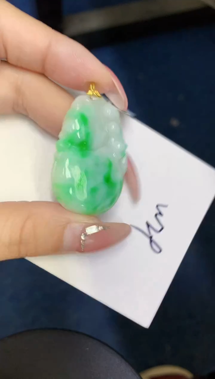 【闪购商品】翡翠颈饰18K金镶嵌000000000000