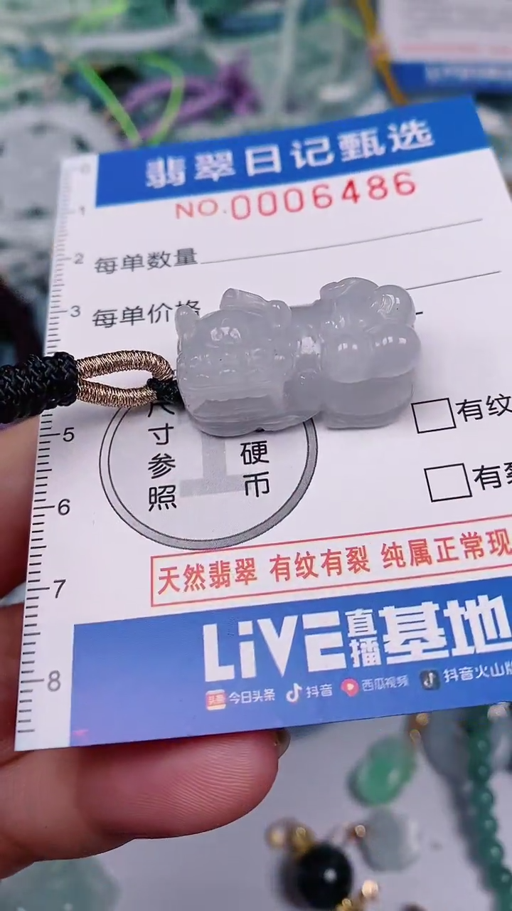 【闪购商品】翡翠颈饰未镶嵌00006486